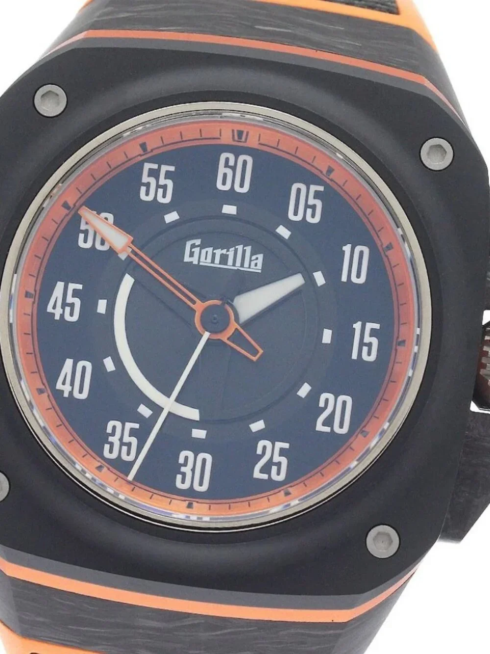 Gorilla Fastback Hugger Orange FBY09.1 black Dial Automatic Men's Watch_966146